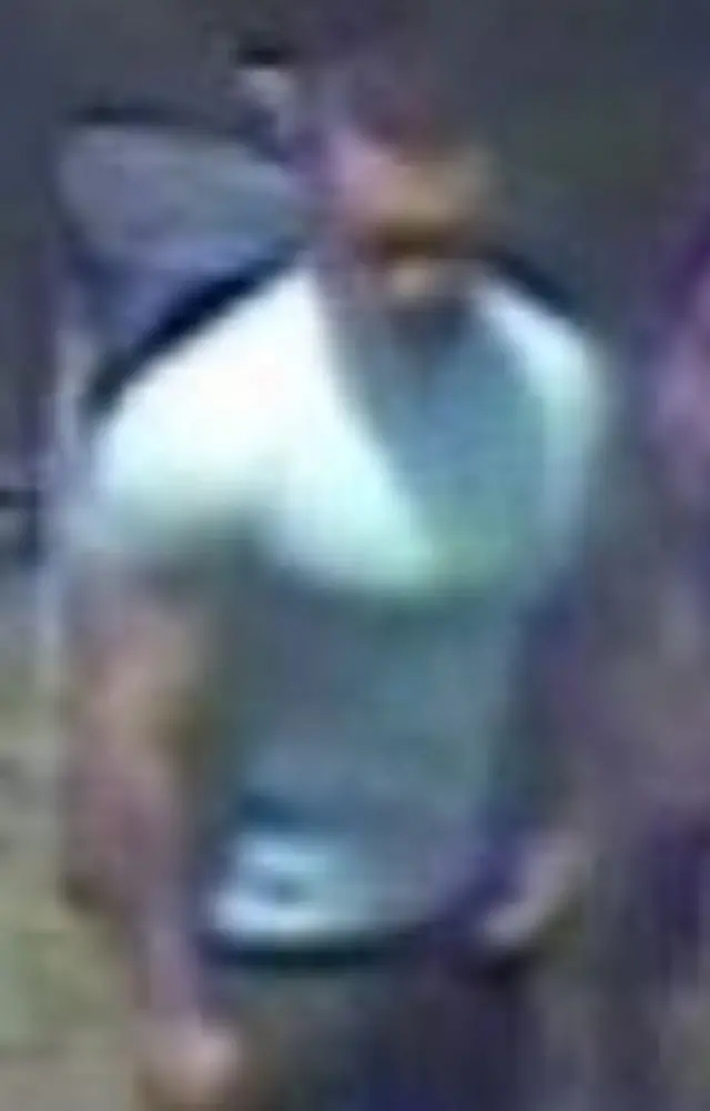 CCTV of a man