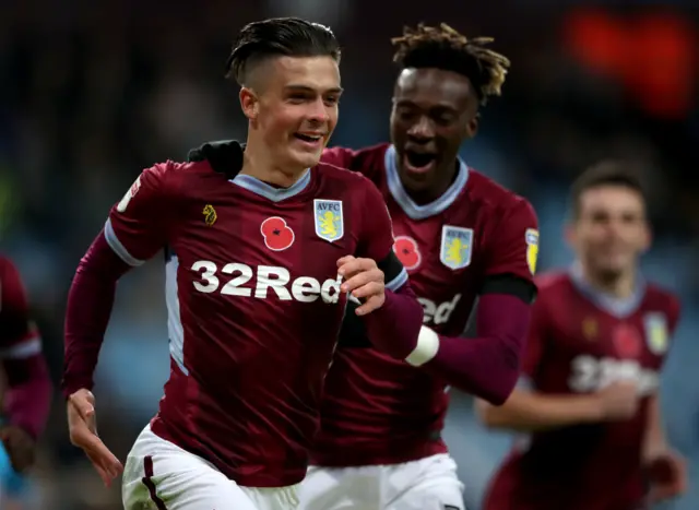 Grealish celebrates