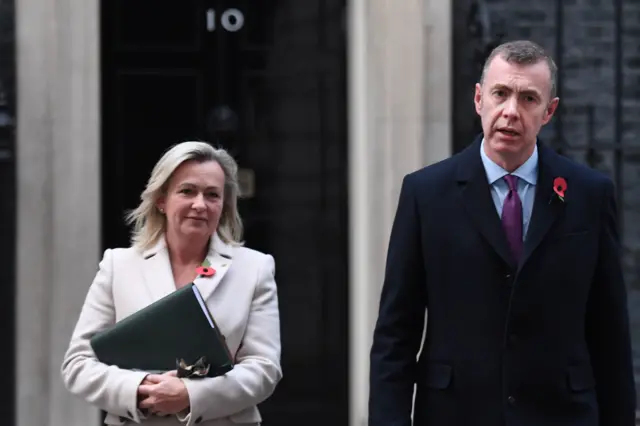 Plaid Cymru leader Adam Price (right) with the party's leader in Westminster, Liz Saville Roberts