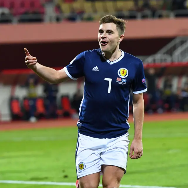Scotland and Celtic winger James Forrest