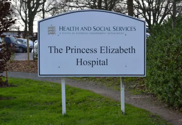 Princess Elizabeth Hospital sign