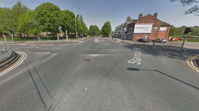 The junction of Stainbeck Road and Potternewton Lane