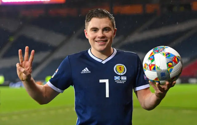 Scotland hero James Forrest