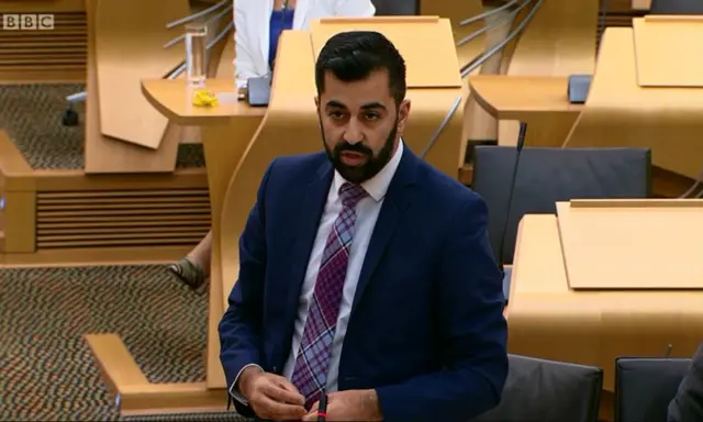 Justice Secretary Humza Yousaf