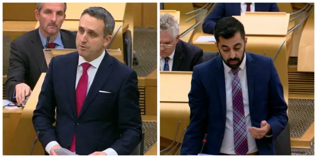 Alex Cole-Hamilton and Humza Yousaf