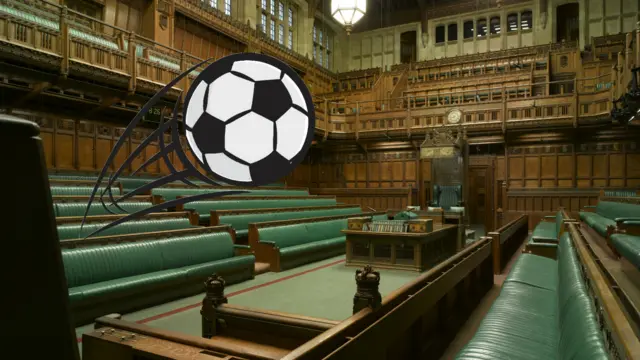 A football in the house of commons