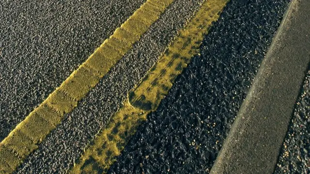 Double yellow lines