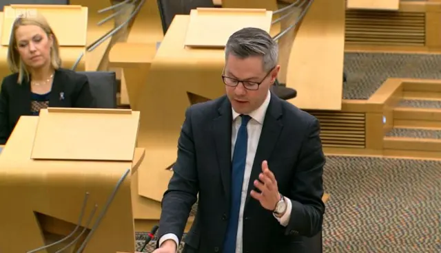 Finance and Economy Secretary Derek Mackay