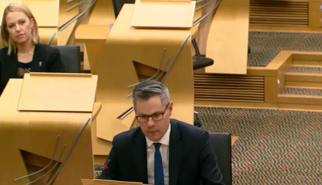 Economy Secretary Derek Mackay