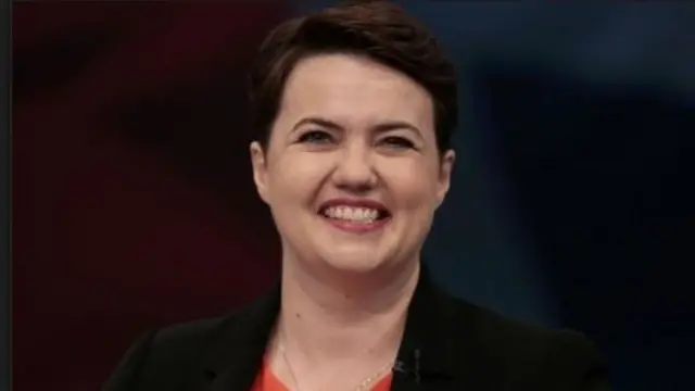 Ruth Davidson is on maternity leave