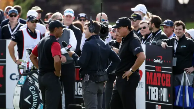 Tiger Woods and Phil Mickelson