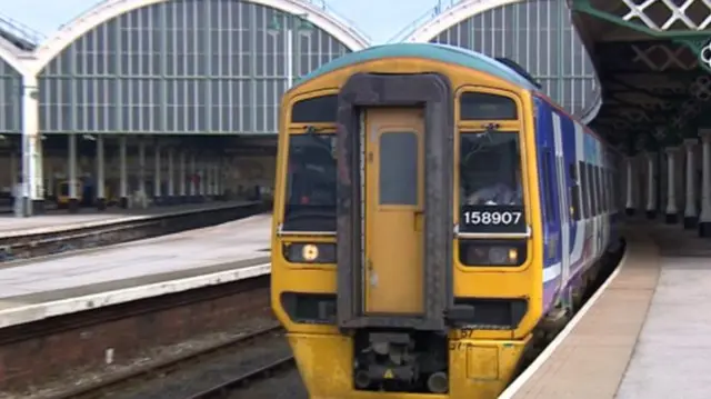 A Northern Rail train