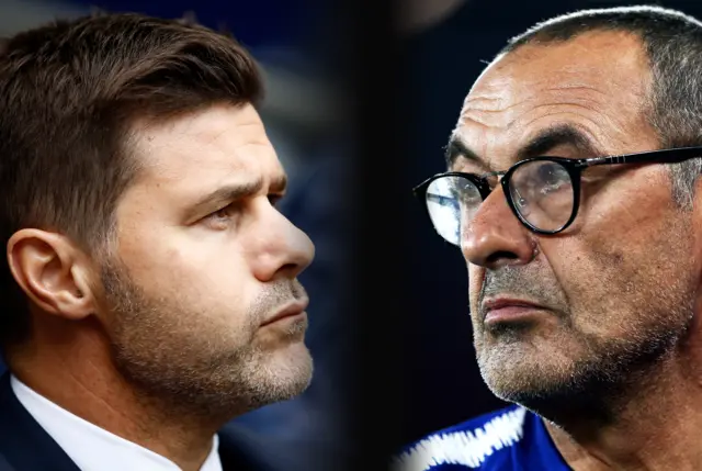 Mauricio Pochettino and Maurizio Sarri