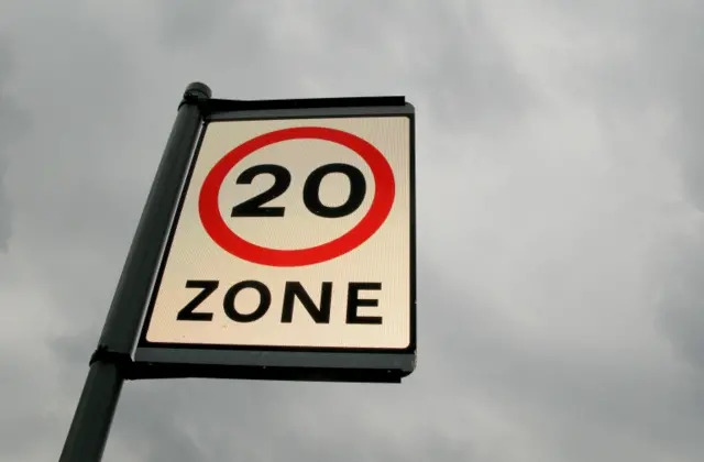 20mph sign