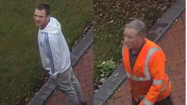 A pair of men police want to trace