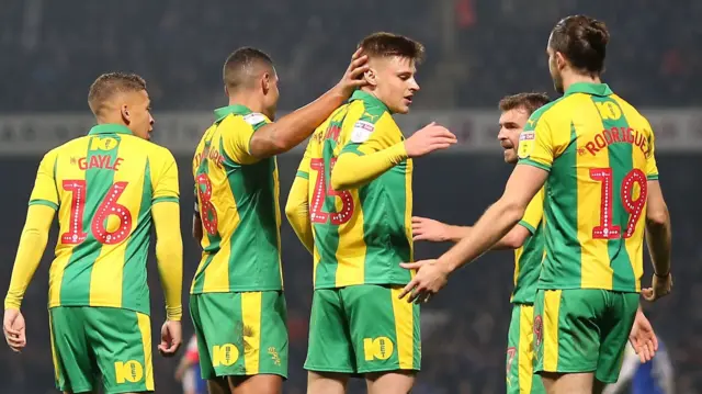 West Brom celebrate