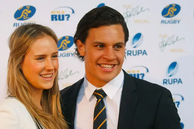 Ellyse Perry and Matt Toomua