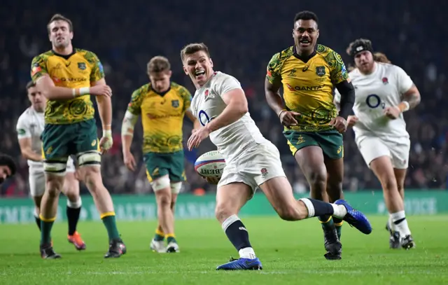 Owen Farrell try