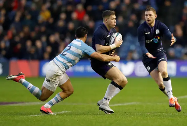 Scotland's Huw Jones