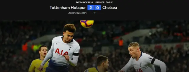 Tottenham v Chelsea