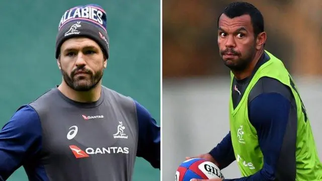 Adam Ashley-Cooper and Kurtley Beale