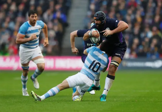 Josh Strauss of Scotland