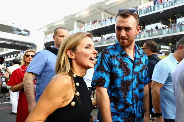 Geri Horner and Sam Smith