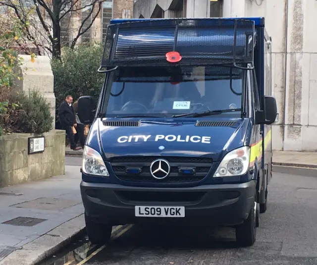 City of London police van