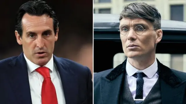 Unai Emery and Cillian Murphy