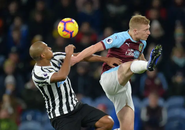 Salomon Rondon and Ben Mee