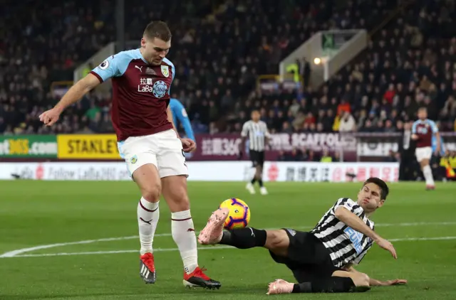 Sam Vokes and Federico Fernandez