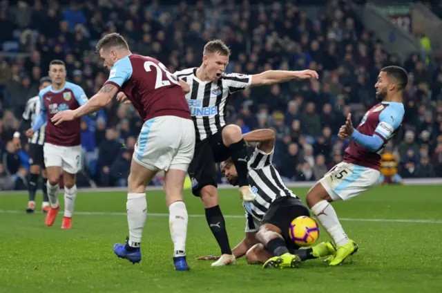 Matt Ritchie and Salomon Rondon