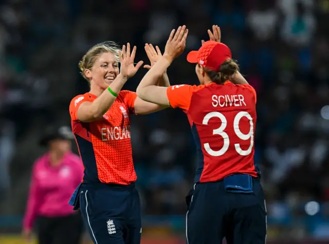 England in action against Australia
