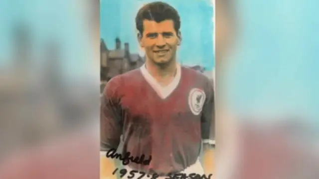 Frank Lockey was signed by Liverpool FC in 1956