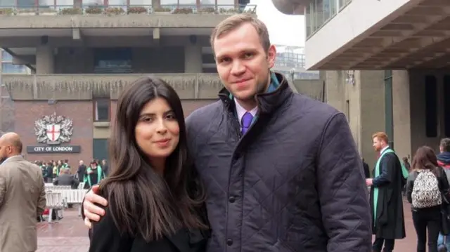 Matthew Hedges & his wife Daniela Tejada