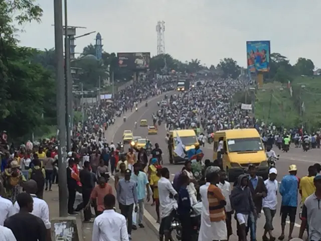 Felix Tshisekedi supporters