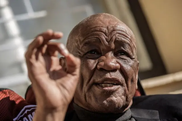 Thomas Thabane pictured in 2017