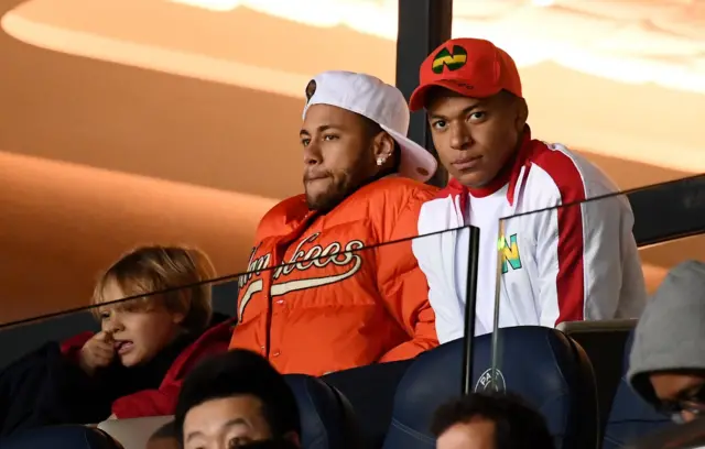 Neymar and Mbappe