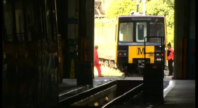 The Metro depot near Gosforth which is being redeveoped