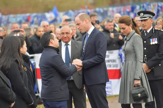 Prince William meets Top