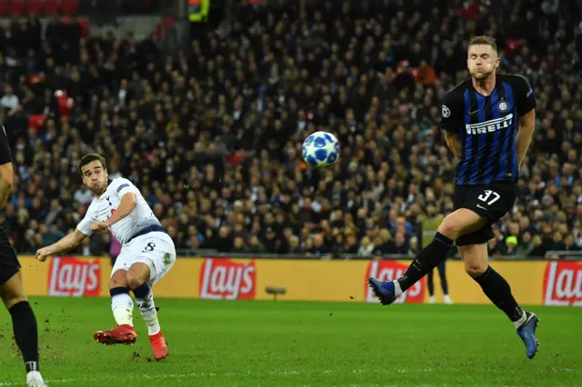 Harry Winks shoots