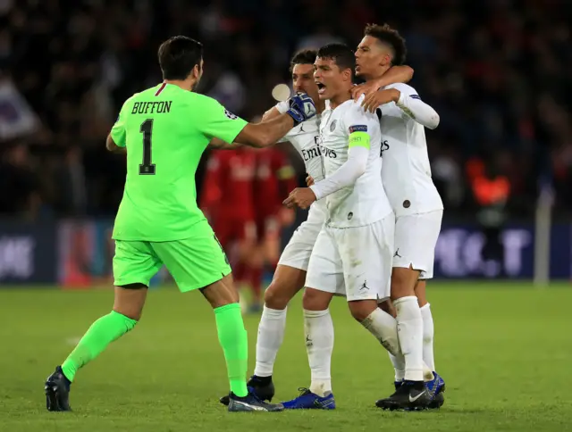 PSG celebrate