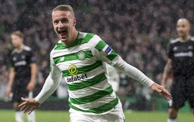 Leigh Griffiths scored late to give Celtic a 1-0 win over Rosenborg on 20 September