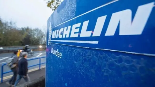 Michelin said it would close its Dundee factory by mid-2020