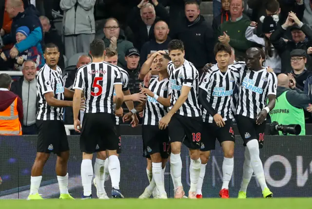 Newcastle celebrate