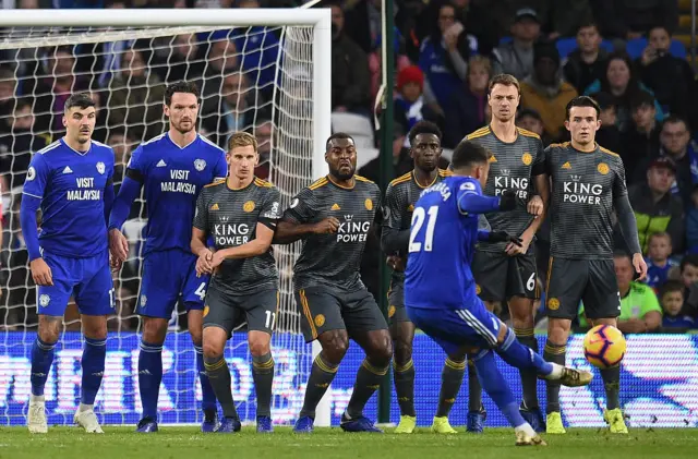 Cardiff freekick