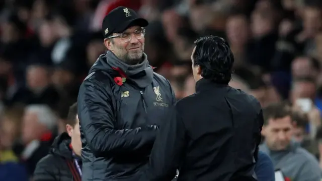 Juergen Klopp and Unai Emery