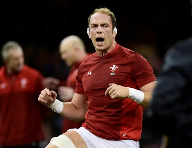 Wales' Alun Wyn Jones