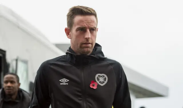 Hearts striker Steven MacLean