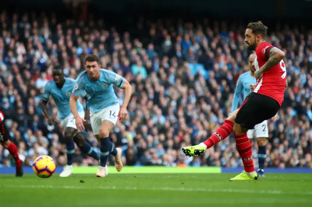 Danny Ings scores the penalty